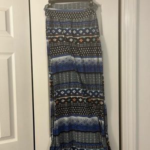 Maxi length skirt